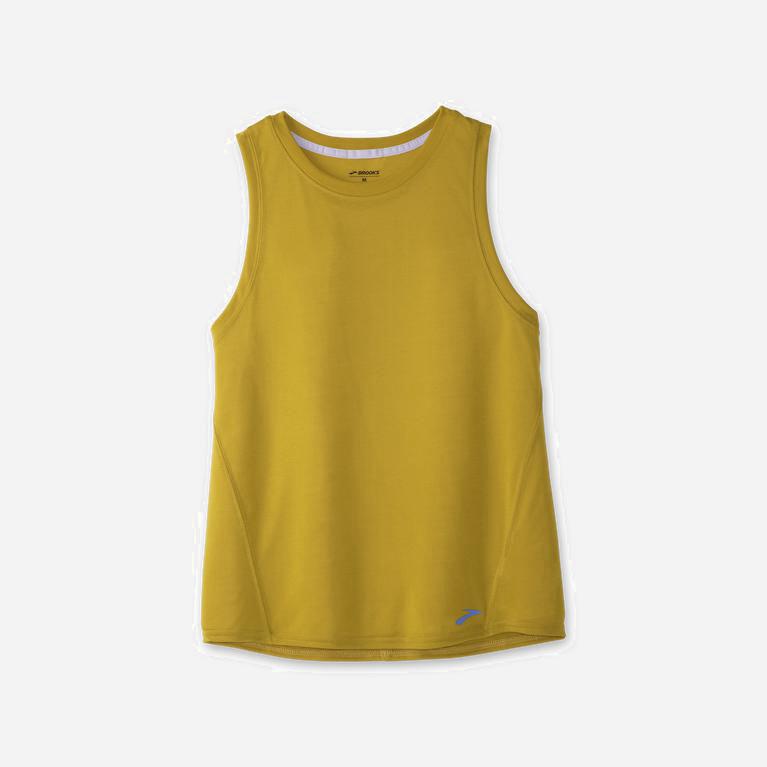 Brooks Distance NZ - Women's Running Tank Top - Golden Hour (80426-ACOI)